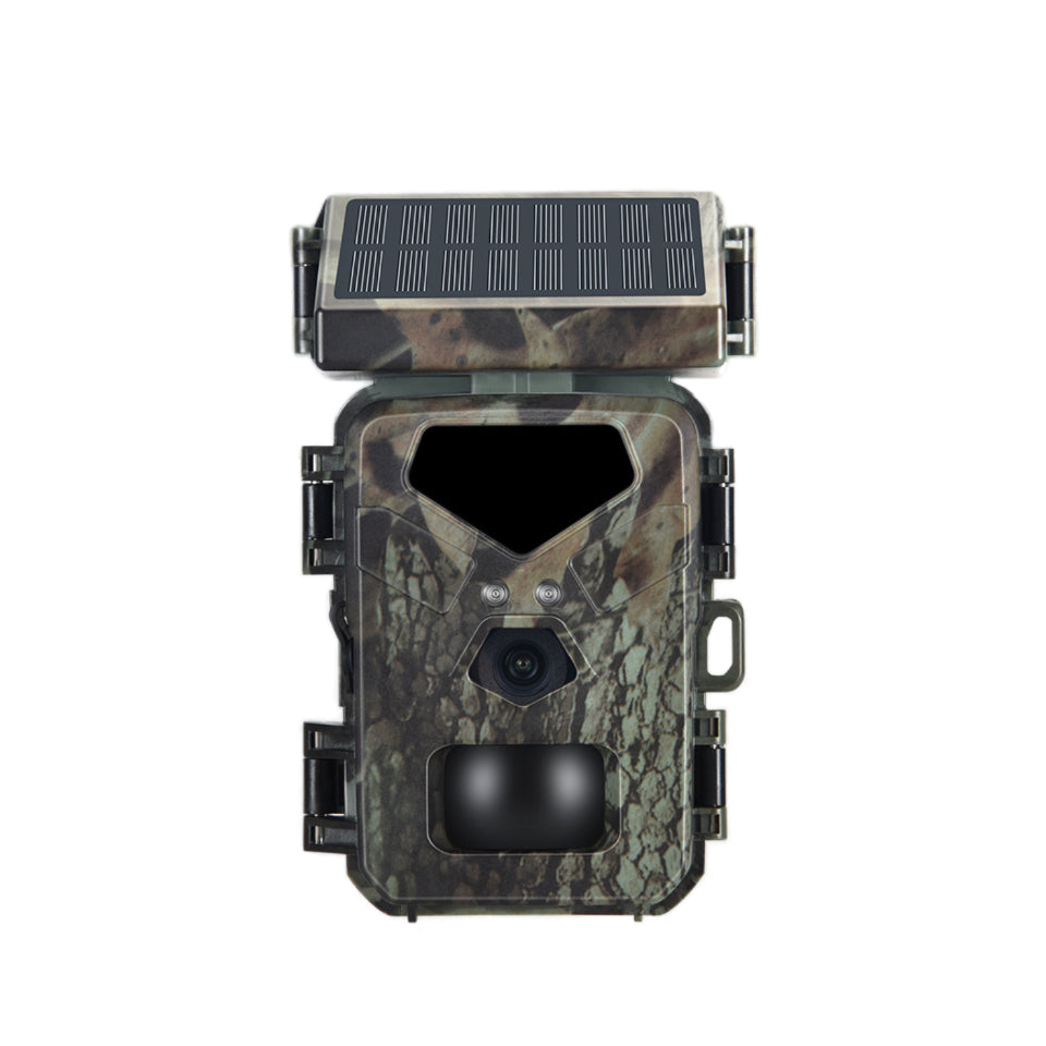 Smart wildlife camera with solar recharge