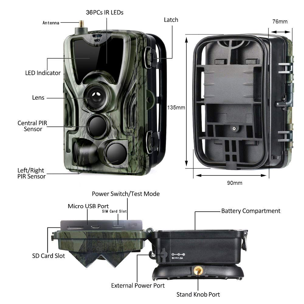 4G smart wildlife camera ZX12-4G